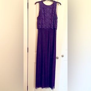 Purple Jessica Howard Evening Gown (new without tags)